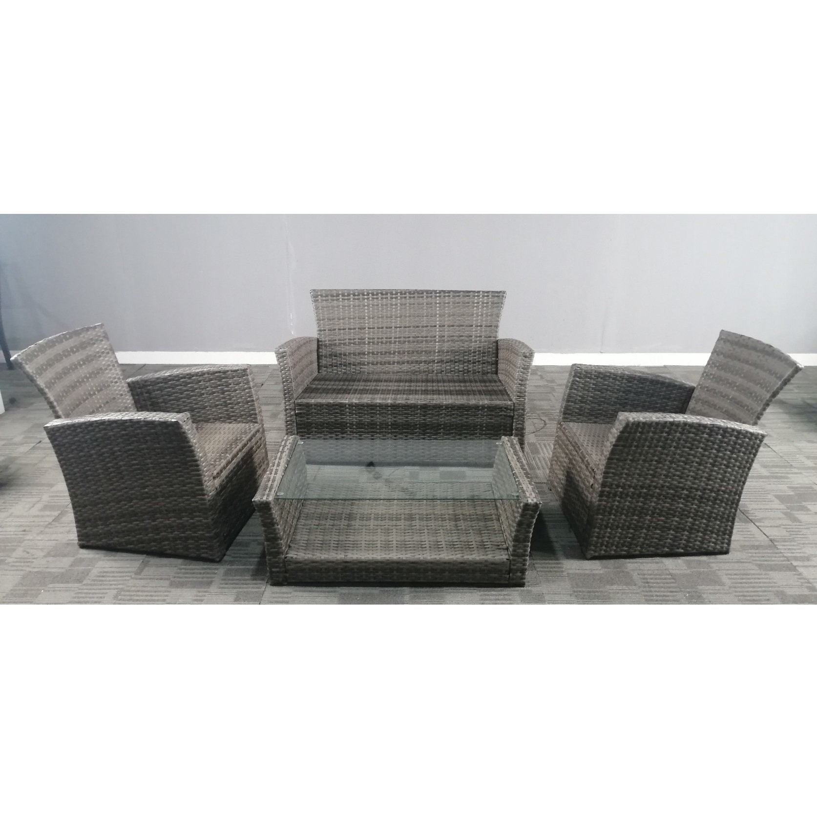 Garden rattan set 4 pcs