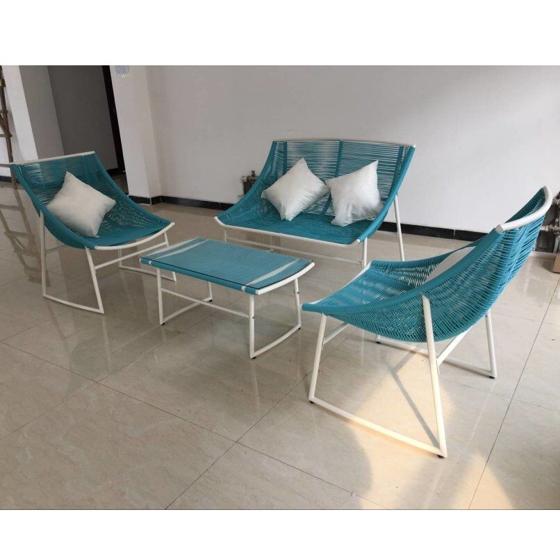 round rattan furniture 4 pcs-HW7219